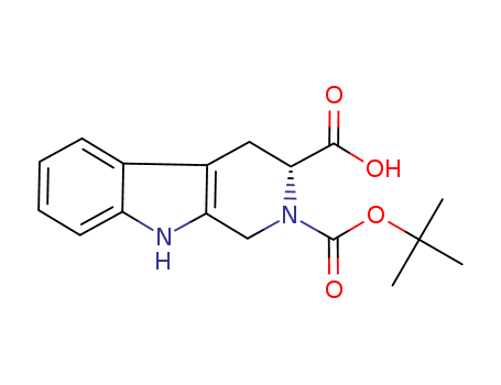 2H-Pyrido[3,4-b]indole-2,3-dicarboxylic acid, 1,3,4,9-tetrahydro-, 2-(1,1-dimethylethyl) ester, (3R)-