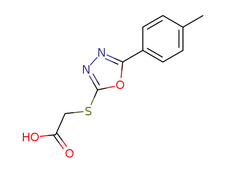 2-(CARBOXYMETHYLTHIO)-5-(P-TOLYL)-1,3,4-OXADIAZOLE
