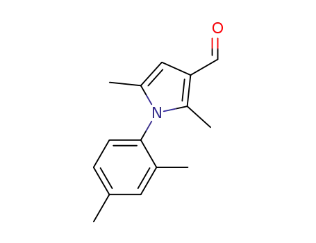 Molecular Structure of 328028-87-1 (1-(2,4-DIMETHYL-PHENYL)-2,5-DIMETHYL-1H-PYRROLE-3-CARBALDEHYDE)