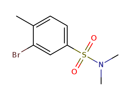 N,N-DIMETHYL 3-BROMO-4-METHYLBENZENESULFONAMIDE