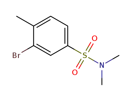 N, N- 디메틸 3- 브롬 - 축합체 - 메틸렌 벤젠 설폰 아마이드