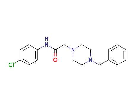 2-(4-BENZYLPIPERAZINO)-N-(4-CHLOROPHENYL)ACETAMIDE