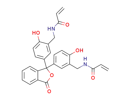 N,N-(((3-oxo-1,3-dihydroisobenzofuran-1,1-diyl)-bis(2-hydroxy-5,1-phenylene))-bis(methylene))diacrylamide