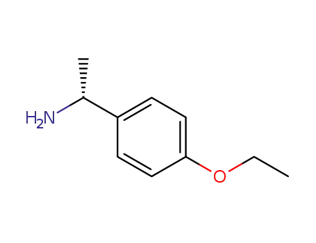 Molecular Structure of 856758-56-0 (Benzenemethanamine, 4-ethoxy-a-methyl-, (aR)-)