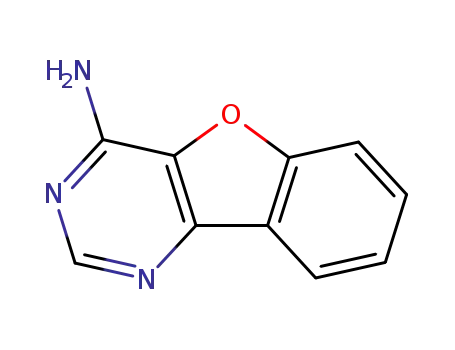 Molecular Structure of 49679-19-8 (4 - AMinobenzofuropyriMidine)