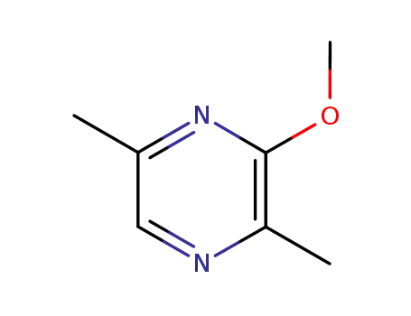 Molecular Structure of 19846-22-1 (2-methoxy-3,6-dimethylpyrazine,3-methoxy-2,5-dimethylpyrazine)