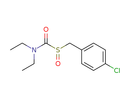 Molecular Structure of 51954-76-8 ([(4-chlorobenzyl)sulfinyl](diethylamino)methanone)