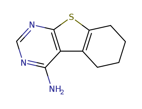 [1]Benzothieno[2,3-d]pyrimidine, 4-amino-5,6,7,8-tetrahydro- cas  4994-88-1