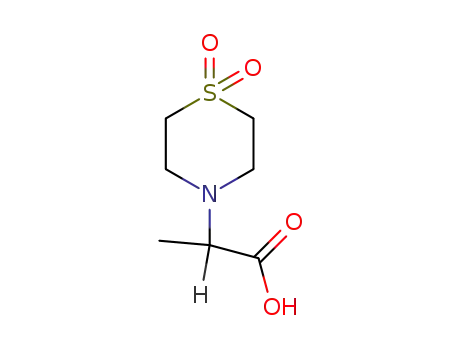 2-(1,1-Dioxo-1lambda~6~,4-thiazinan-4-yl)propanoic acid