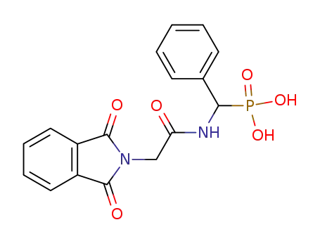 Molecular Structure of 53558-69-3 (Phosphonic acid,
[[[(1,3-dihydro-1,3-dioxo-2H-isoindol-2-yl)acetyl]amino]phenylmethyl]-)