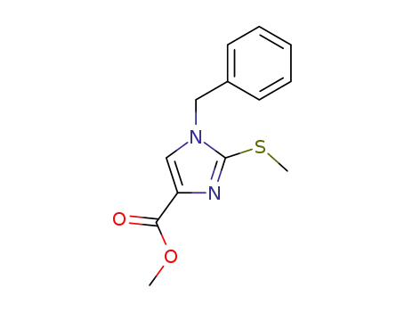 1-Benzyl-2-methylsulfanyl-1H-imidazole-4-carboxylic acid methyl ester