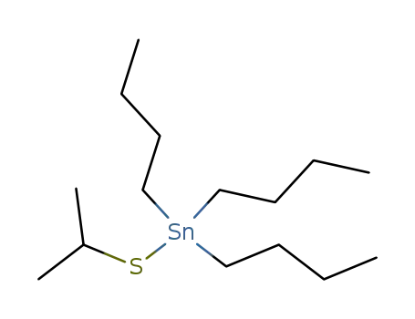 Molecular Structure of 79851-32-4 (Stannane, tributyl[(1-methylethyl)thio]-)