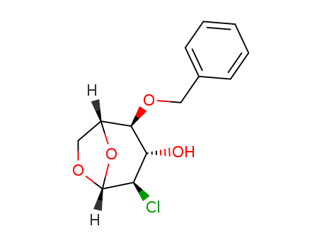 1,6-ANHYDRO-2-CHLORO-2-DEOXY-4-O-BENZYL-SS-D-GLUCOPYRANOSE