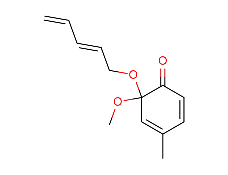 6-Methoxy-4-methyl-6-[((E)-penta-2,4-dienyl)oxy]-cyclohexa-2,4-dienone