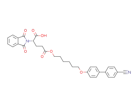 (S)-2-(1,3-Dioxo-1,3-dihydro-isoindol-2-yl)-pentanedioic acid 5-[6-(4'-cyano-biphenyl-4-yloxy)-hexyl] ester