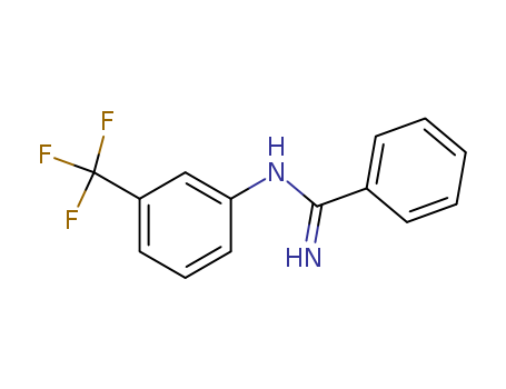 23557-76-8,N-(α,α,α-Trifluoro-m-tolyl)benzamidine,Benzamidine,N-(a,a,a-trifluoro-m-tolyl)- (8CI); N-[m-(Trifluoromethyl)phenyl]benzamidine