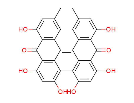 Molecular Structure of 548-03-8 (protohypericin)