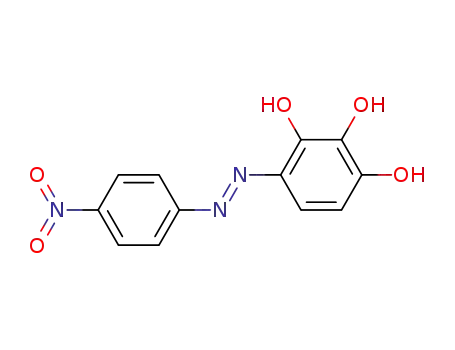 Molecular Structure of 6370-37-2 (1,2,3-Benzenetriol, 4-[(4-nitrophenyl)azo]-)
