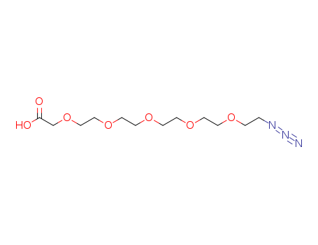 3,6,9,12,15-Pentaoxaheptadecanoic acid, 17-azido-