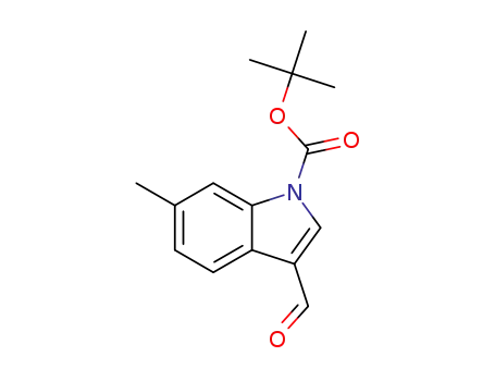 Molecular Structure of 914348-95-1 (1-Boc-6-methyl-3-formylindole)