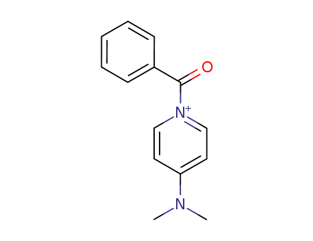 Molecular Structure of 64548-87-4 (Pyridinium, 1-benzoyl-4-(dimethylamino)-)