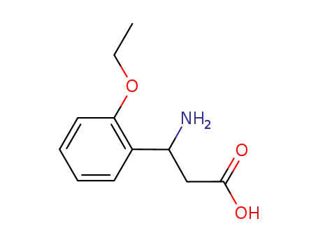 Molecular Structure of 299440-58-7 (Benzenepropanoic acid, ba-amino-2-ethoxy- (9CI))