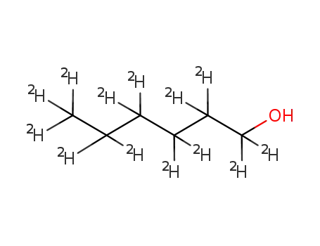 Molecular Structure of 204244-84-8 (N-HEXYL-D13 ALCOHOL)