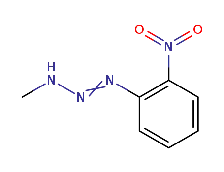 Molecular Structure of 51029-18-6 (1-Triazene, 1-methyl-3-(2-nitrophenyl)-)