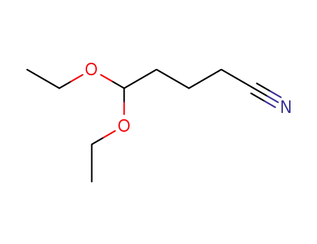 Molecular Structure of 1468-47-9 (Pentanenitrile, 5,5-diethoxy-)