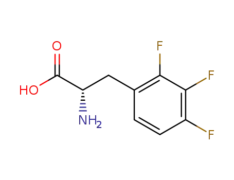Molecular Structure of 873429-58-4 (2,3,4-Trifluoro-L-phenylalanine)