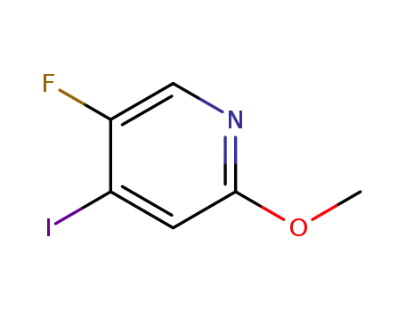 Molecular Structure of 884495-13-0 (5-Fluoro-4-iodo-2-methoxypyridine)