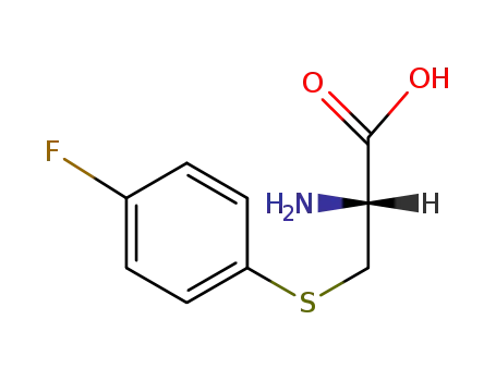 Molecular Structure of 331-90-8 (S-(4-FLUOROPHENYL)-L-CYSTEINE)
