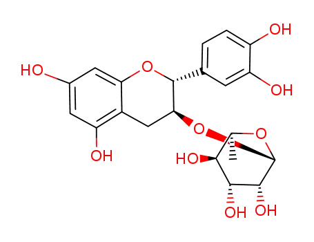 Molecular Structure of 103630-03-1 (Catechin 3-rhamside)