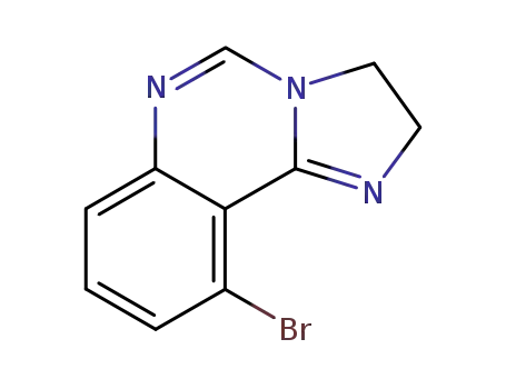 Molecular Structure of 163311-10-2 (10-bromo-2,3-dihydroimidazo<1,2-c>quinazoline)