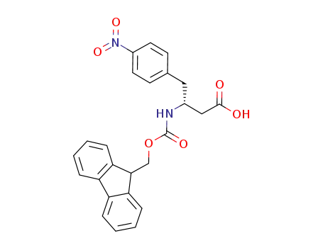 Molecular Structure of 270062-88-9 (FMOC-(S)-3-AMINO-4-(4-NITRO-PHENYL)-BUTYRIC ACID)