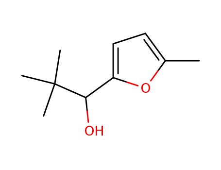 Molecular Structure of 1210782-06-1 (2,2-dimethyl-1-(5-methylfuran-2 yl)propan-1-ol)