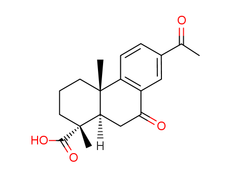 13-acetyl-7-oxo-8,11,13-podocarpatrien-18-oic acid