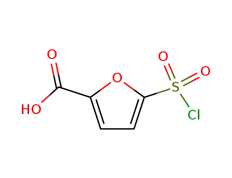 Molecular Structure of 80466-76-8 (5-(Chlorosulfonyl)-2-furancarboxylic acid)
