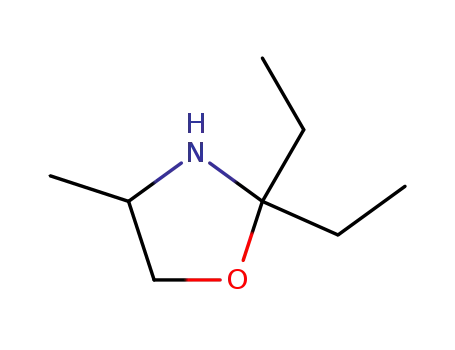 Molecular Structure of 146377-27-7 (2,2-Diethyl-4-methyl-oxazolidine)