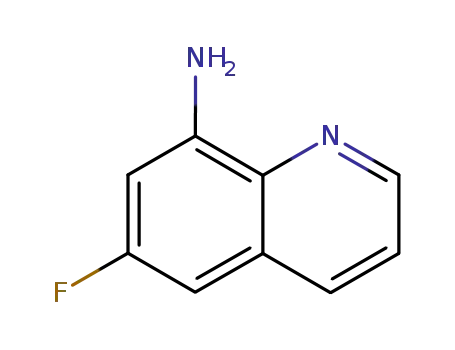Molecular Structure of 343-54-4 (6-FLUOROQUINOLIN-8-AMINE)