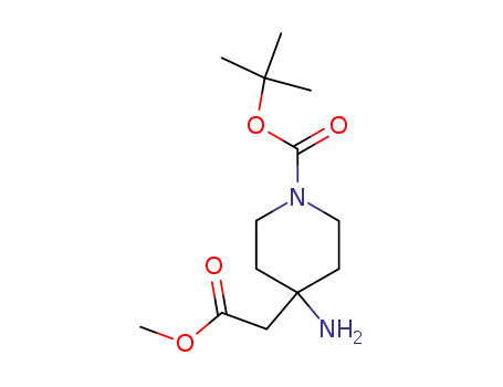 Molecular Structure of 362703-57-9 (METHYL DL-2-(1-BOC-PIPERIDIN-4-YL)-BETA-GLYCINATE)
