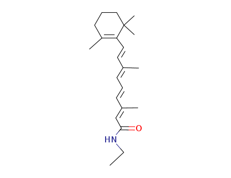 33631-41-3,vitamin A acid ethylamide,N-Ethylretinamide;Retinoic acid ethyl amide; Ro 8-4968; all-trans-Ethylretinamide