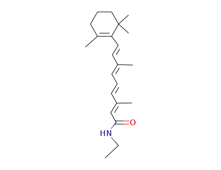 Molecular Structure of 33631-41-3 (vitamin A acid ethylamide)