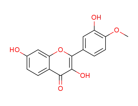 Molecular Structure of 57396-72-2 (3,3',7-Trihydroxy-4'-methoxyflavone)