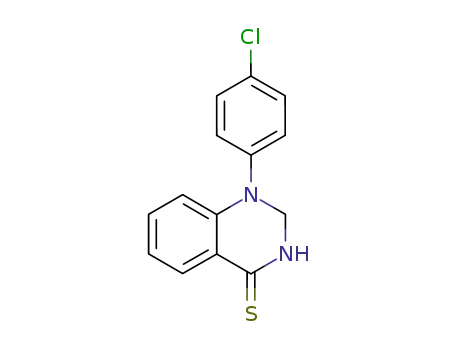 Molecular Structure of 90070-95-4 (4(1H)-Quinazolinethione, 1-(4-chlorophenyl)-2,3-dihydro-)