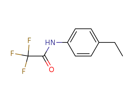 Molecular Structure of 14618-46-3 (AcetaMide, N-(4-ethylphenyl)-2,2,2-trifluoro-)