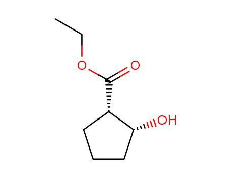 Cyclopentanecarboxylicacid, 2-hydroxy-, ethyl ester, (1R,2R)-rel- cas  1883-91-6