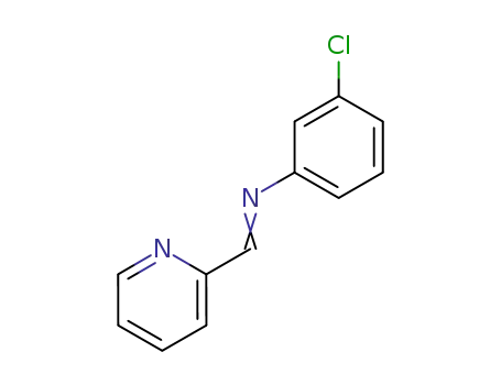 Molecular Structure of 29202-16-2 (N-(3-Chlorophenyl)-2-pyridylmethyleneamine)