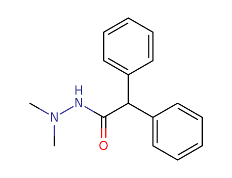 Molecular Structure of 1088-03-5 (Benzeneacetic acid, a-phenyl-, 2,2-dimethylhydrazide)
