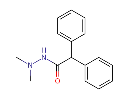 Molecular Structure of 1088-03-5 (Benzeneacetic acid, a-phenyl-, 2,2-dimethylhydrazide)